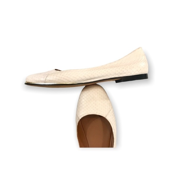 Givenchy cream whip snake skin flat, size 39.5EU‎ never worn - Picture 12 of 13